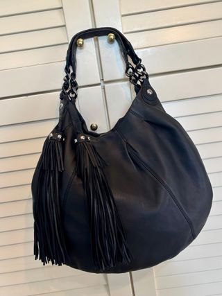 Borsa Patrizia Pepe vera pelle nera