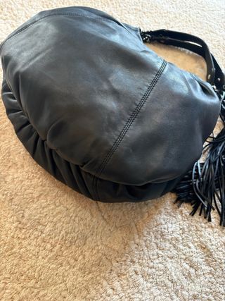 Borsa Patrizia Pepe vera pelle nera