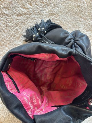 Borsa Patrizia Pepe vera pelle nera