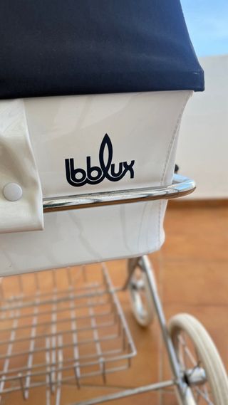 Carro de muñeca Bblux capota azul