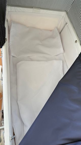 Carro de muñeca Bblux capota azul