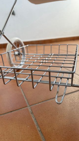 Carro de muñeca Bblux capota azul