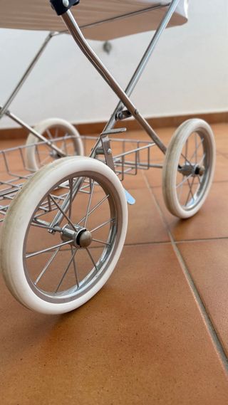 Carro de muñeca Bblux capota azul