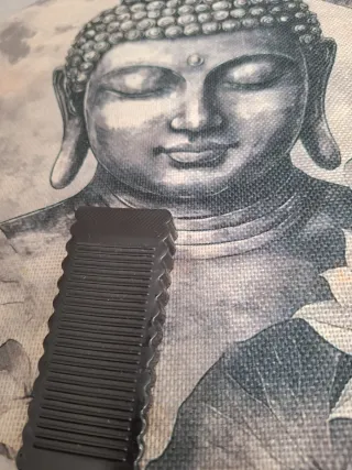 Tope de puerta de silicona negro