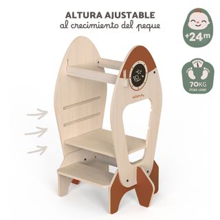NUEVA Torre Aprendizaje Montessori Infantil Rocket