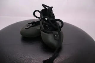 Alpargatas negras con cordones