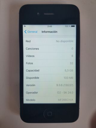 Apple IPhone 4S negro