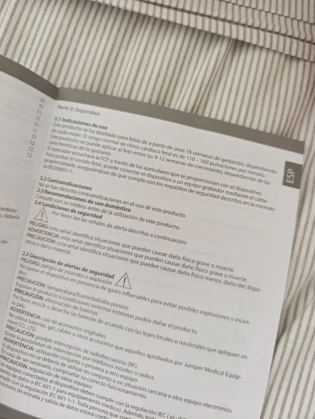 Detector de latidos fetales, Doppler AngelSounds.