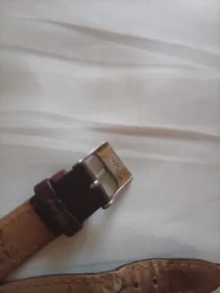 Cinturino Orologio Vera Pelle Marrone Rosso