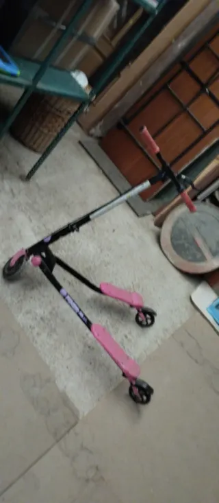 Patinete tijera niña rosa