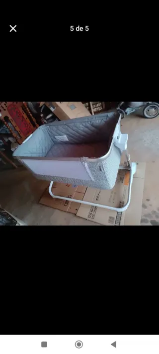 Trona Chicco, carrito Bebecar y mini cuna playxtre