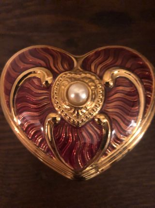 Carillon Faberge Vintage Cuore Per Collezionisti