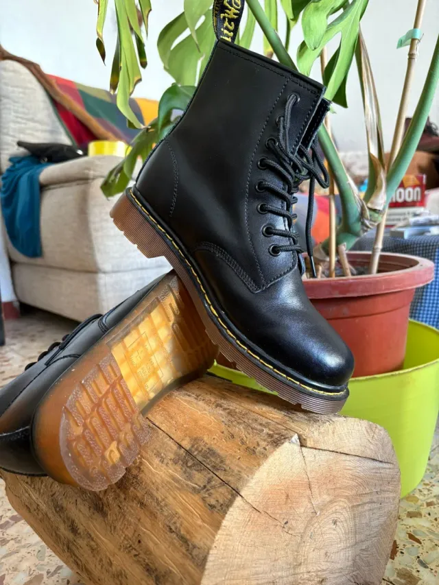 Botas Dr. Martens Negras Piel