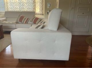 Sofá modular blanco ,como nuevo,
