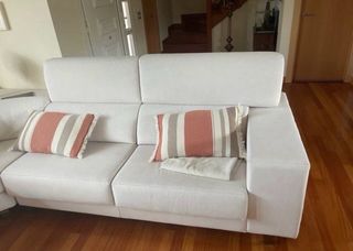 Sofá modular blanco ,como nuevo,