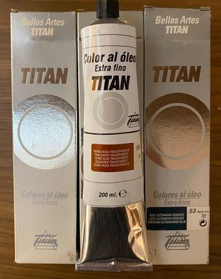Confezione da 4 tubi di olio Titan 200 ml