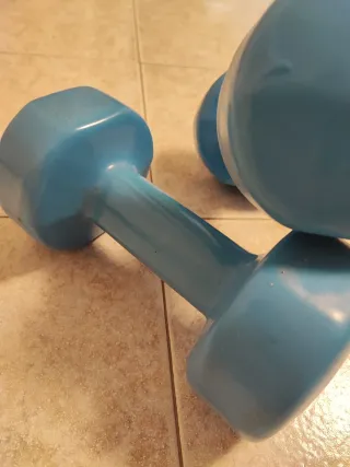 2 Manubri Palestra 7 KG Blu