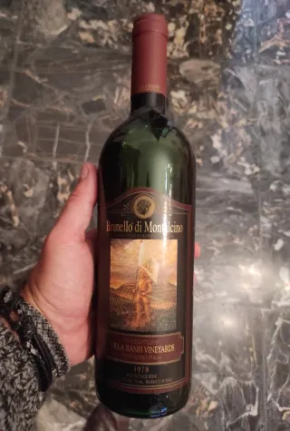 Bottiglie vino Brunello Montalcino da collezione