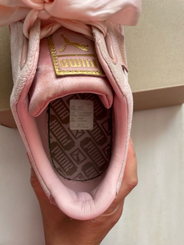 Zapatillas Puma Mujer Rosa con Lazos