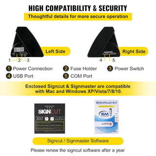 Plotter da Taglio Vinile Semiautomatico con Luce G