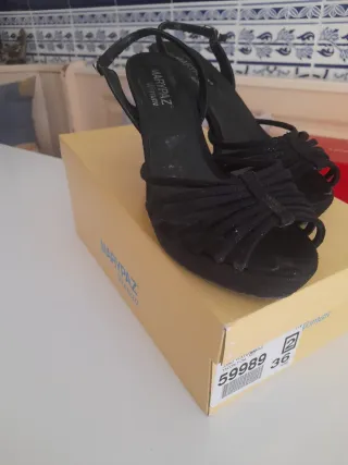 Zapatos de tacón Marypaz negros talla 36