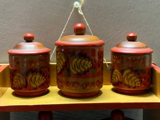 Portaspezie da parete vintage anni '80