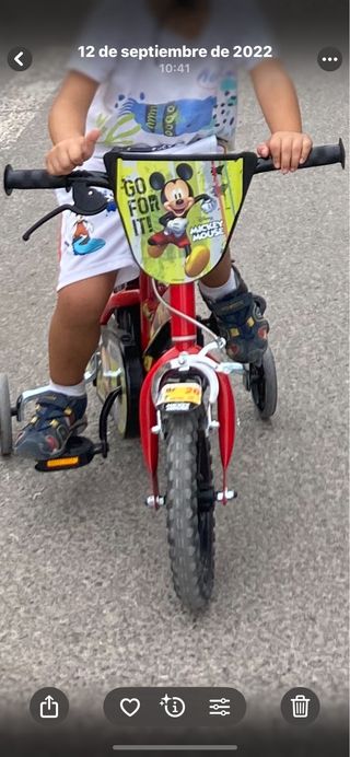 Bicicleta infantil Mickey Mouse B'TWIN