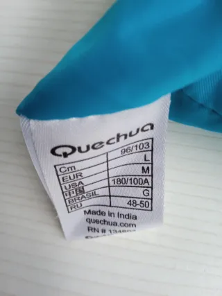 Chubasquero Decathlon Talla L Azul