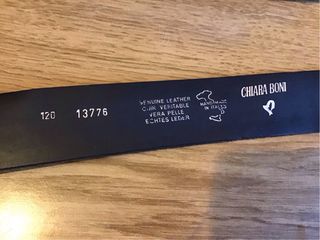 Tre cinture in vera pelle