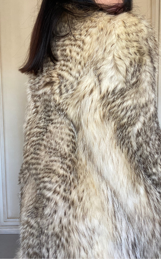 Giacca in pelliccia di tasso