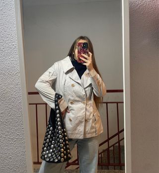 Abrigo Gabardina Adolfo Domínguez original talla M