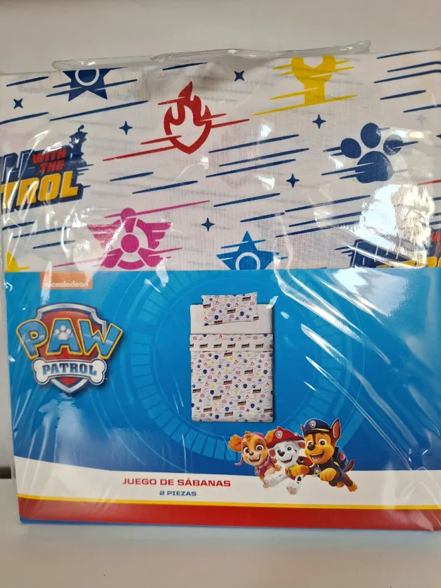 Juego de sábanas Patrulla Canina NUEVO