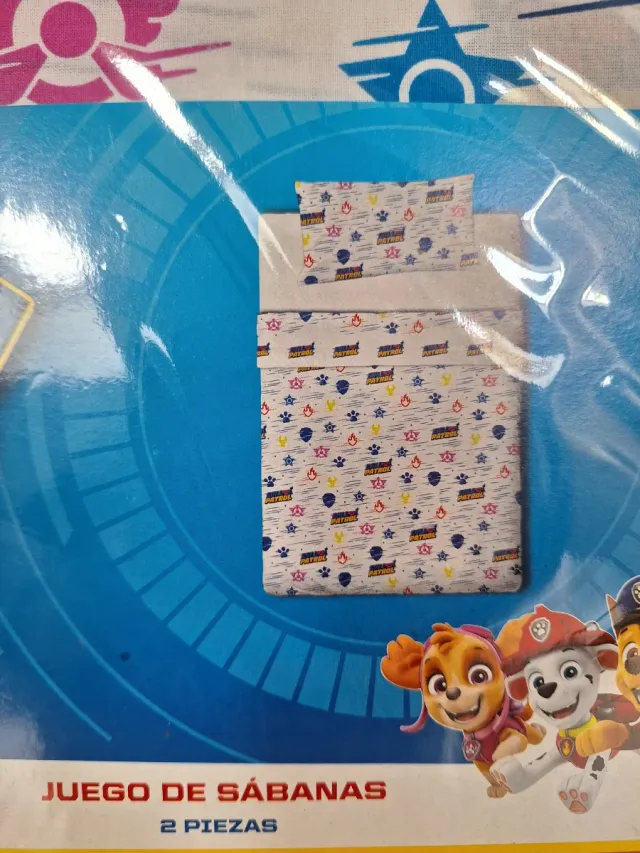 Juego de sábanas Patrulla Canina NUEVO