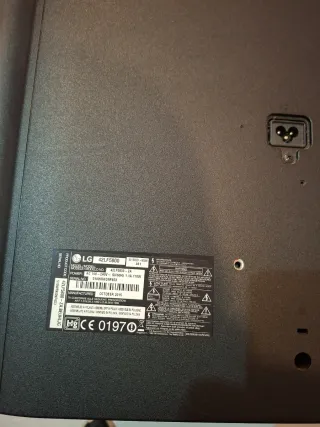 Televisión LG Negra No funciona