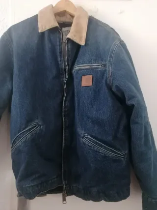 Chaqueta Carhartt Denim Azul Marrón Talla S