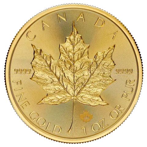 Moneda de Oro Maple Leaf 2025 1 oz The Royal Mint