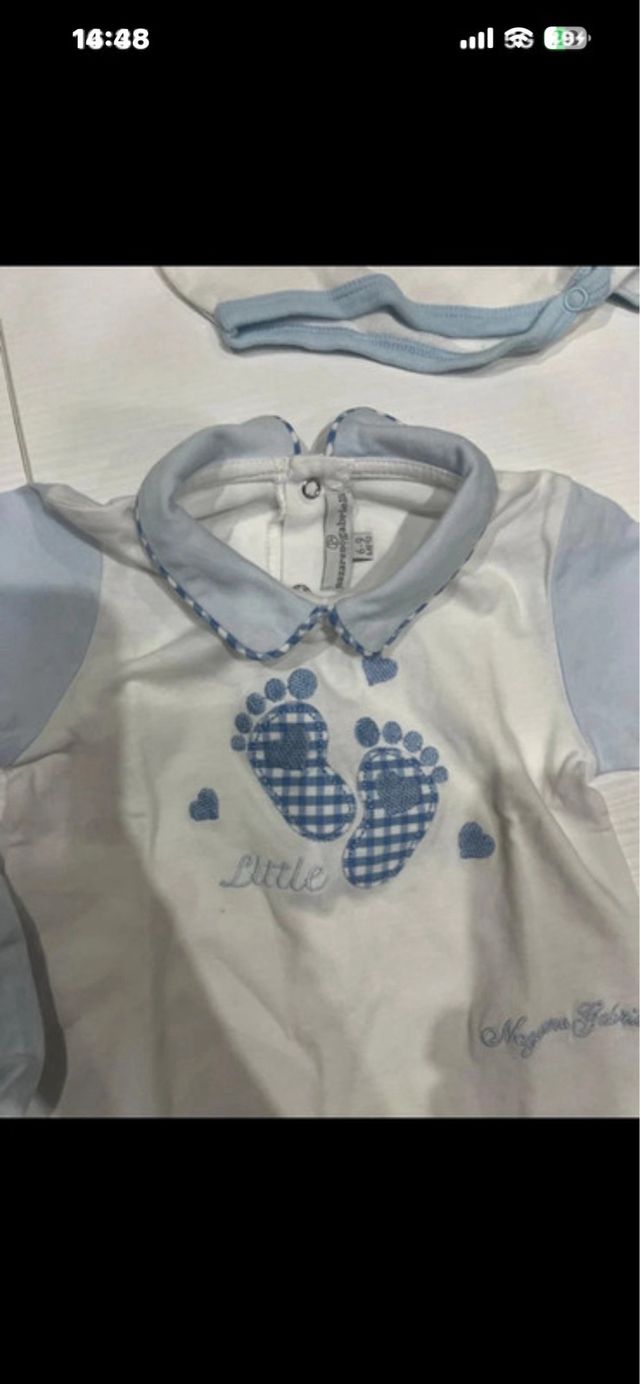 Set neonato tutina con zip