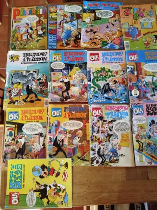 Lote Cómics Antiguos Zipi y Zape, Super Lopez