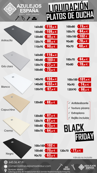 Platos de Ducha Azulejos España