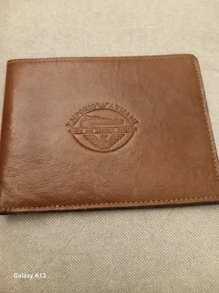 Portafoglio Emporio Armani Marrone Pelle