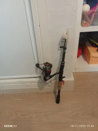 Caña de pesca spinning plegable