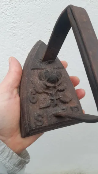 Ferro da stiro vintage Gendarmeria Francese