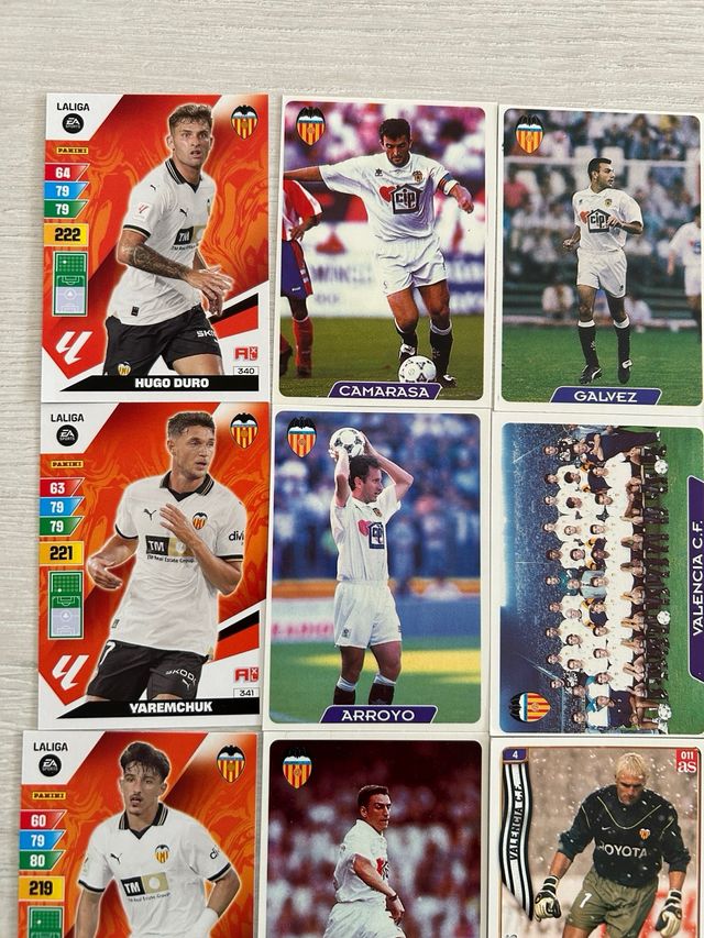 CROMOS FÚTBOL VALENCIA