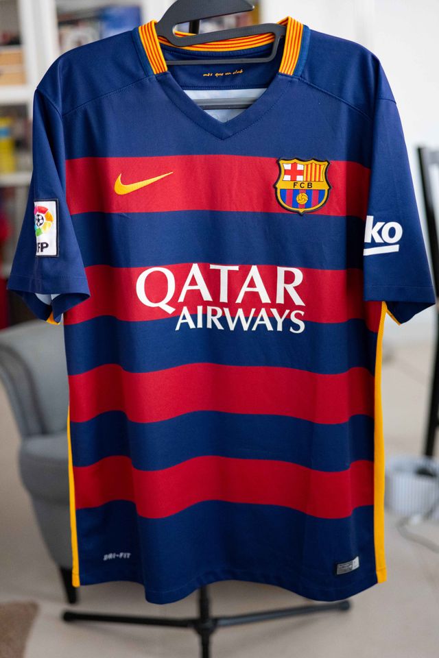 ORIGINAL F.C. BARCELONA 2015-16 CAMISETA FUTBOL L