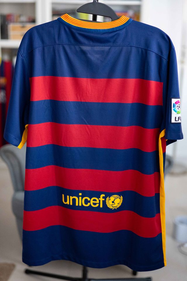 ORIGINAL F.C. BARCELONA 2015-16 CAMISETA FUTBOL L