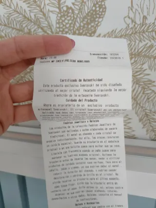 Pulsera Swarovski Emily Azul