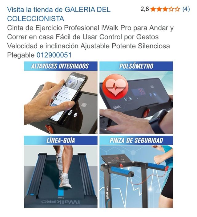 Cinta de andar iWalkPRO