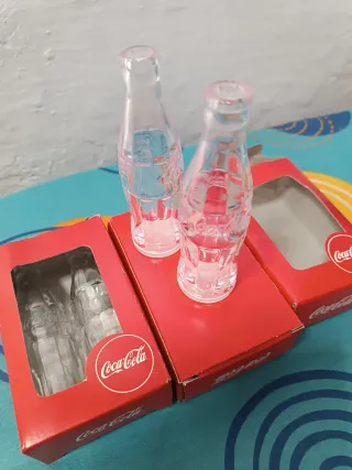 6 Mini Bottiglie Coca-Cola da Decorazione