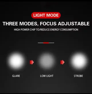 Luz delantera bicicleta T6.