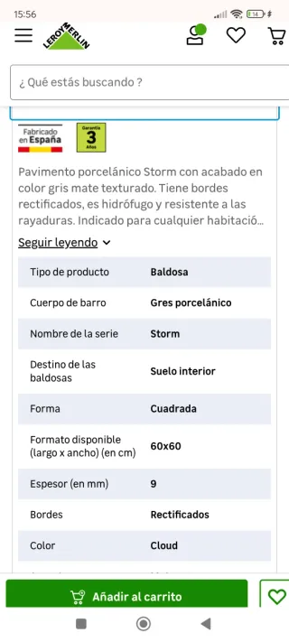 Suelo porcelánico efecto piedra